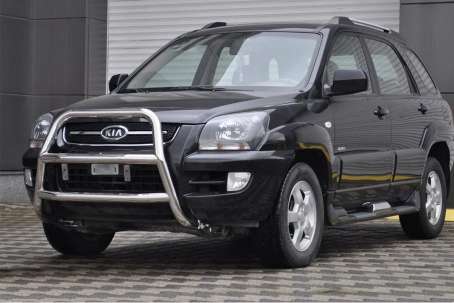 Kia Sportage 2004-2010 Pare-buffle WT018 (Inox) Image