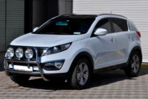 Kia Sportage 2010-2015 Pare-buffle WT018 (Inox) photo 3