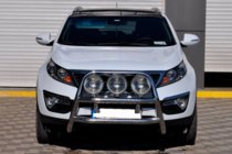 Kia Sportage 2010-2015 Pare-buffle WT018 (Inox) photo 2