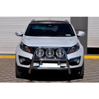Pare-buffle WT018 (Inox) Kia Sportage 2010-2015 photo 2