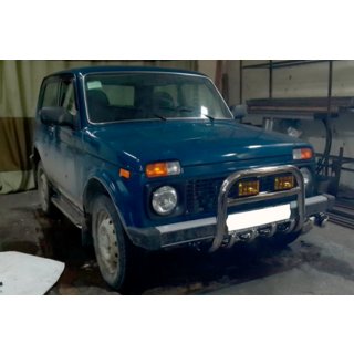 Pare-buffle QT006 (Inox) Lada Niva та Urban 1977- photo 4