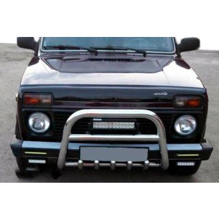 Pare-buffle QT006 (Inox) Lada Niva та Urban 1977- photo 1