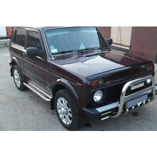 Pare-buffle QT006 (Inox) Lada Niva та Urban 1977- photo 2