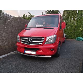 Barre avant inférieure ST008 (inox) Mercedes Sprinter W906 2006–2018 photo 4