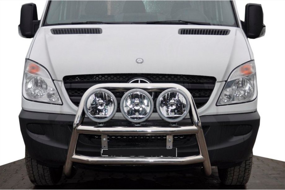 Mercedes Sprinter W906 2006–2018 Pare-buffle haut WT018 (inox) Image