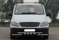 Mercedes Vito W639 2004-2014 Protection Avant Shark ST015 (Inox) 2010-2015 photo 1