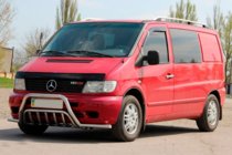 Mercedes Vito W638 1996-2003 Pare-buffle avec moustaches WT002 Plus (inox) photo 2