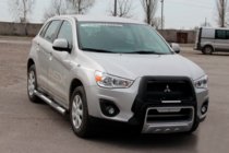 Mitsubishi ASX 2010-2023 Barres Latérales BB002 (2 pcs, Inox) photo 2
