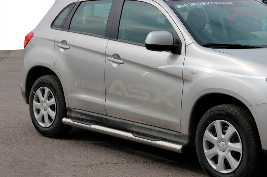 Mitsubishi ASX 2010-2023 Barres Latérales BB002 (2 pcs, Inox) Image