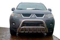 Mitsubishi Outlander 2006-2012 Pare-buffle WT002 (Inox) photo 1