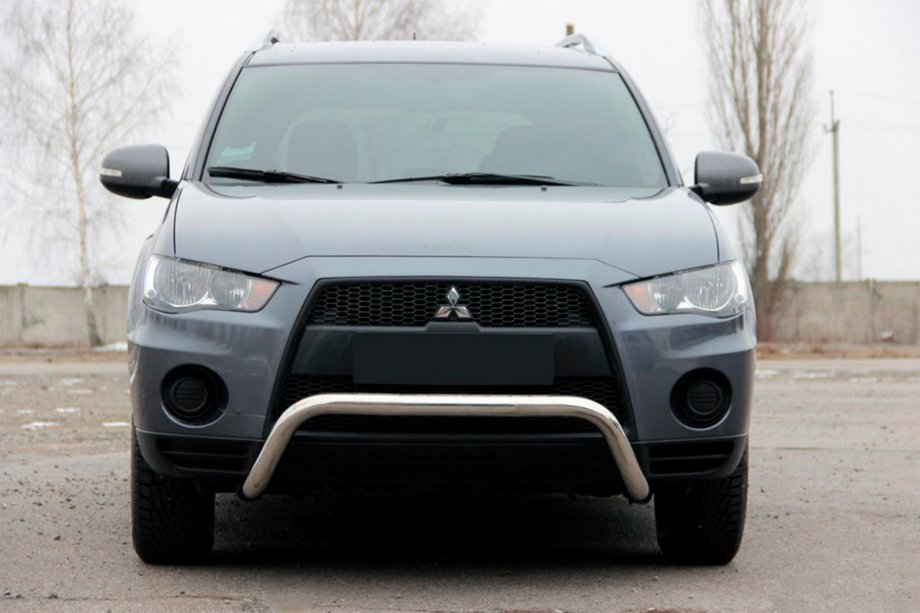 Mitsubishi Outlander 2006-2012 Pare-buffle WT007 (Inox) Image
