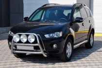 Mitsubishi Outlander 2006-2012 Pare-buffles WT018 (2010-2012, inox) photo 3