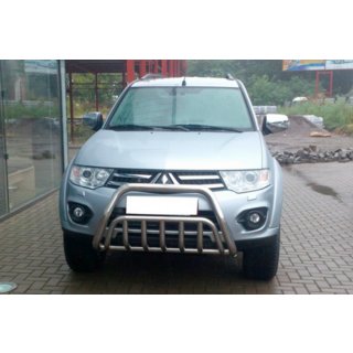 Protection Avant WT002 (Inox) Mitsubishi Pajero Sport 2008-2015 photo 1