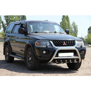 Pare-buffle WT003 (Inox) Mitsubishi Pajero Sport 1996-2007 photo 3