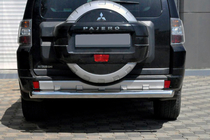 Mitsubishi Pajero Wagon IV 2006-2021 Arceau Arrière AK002 (Inox) photo 1