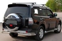 Mitsubishi Pajero Wagon IV 2006-2021 Arceau Arrière AK003 Double (Inox) photo 1