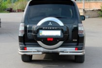 Mitsubishi Pajero Wagon IV 2006-2021 Arceau Arrière AK003 Double (Inox) photo 2