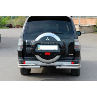 Arceau Arrière AK003 Double (Inox) Mitsubishi Pajero Wagon IV 2006-2021 photo 2
