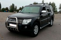 Mitsubishi Pajero Wagon IV 2006-2021 Pare-buffle QT007 (Inox) photo 2