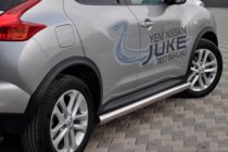 Nissan Juke 2010-2019 Barres Latérales Ø60 (2 pcs, Inox) photo 2