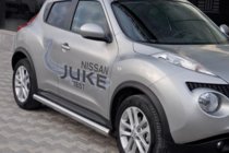 Nissan Juke 2010-2019 Barres Latérales Ø60 (2 pcs, Inox) photo 1
