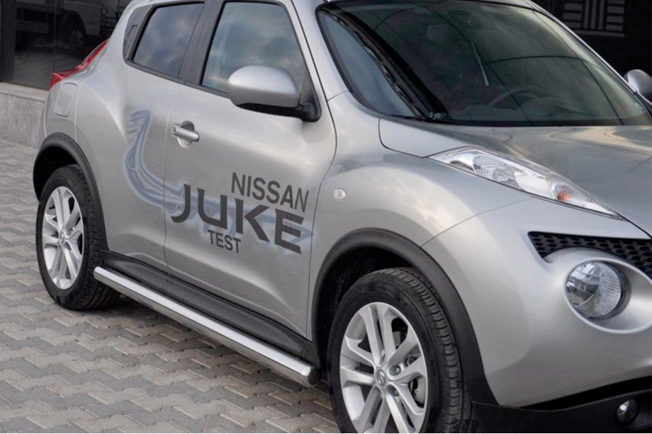 Nissan Juke 2010-2019 Barres Latérales Ø60 (2 pcs, Inox) Image