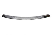 Volkswagen Caddy 2004-2010 Protection de pare-chocs arrière avec rebord (Carmos V1, acier inoxydable) photo 2