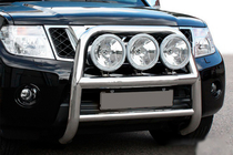 Nissan Navara 2006-2015 Pare-buffle WT018 (Inox) photo 1