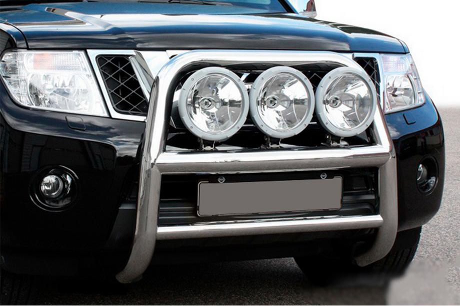 Nissan Navara 2006-2015 Pare-buffle WT018 (Inox) Image