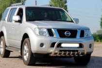 Nissan Pathfinder R51 2005-2014 Pare-buffle WT008 (Inox) photo 2