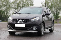 Nissan Qashqai 2010-2014 Barre Avant ST008 (Inox) photo 2