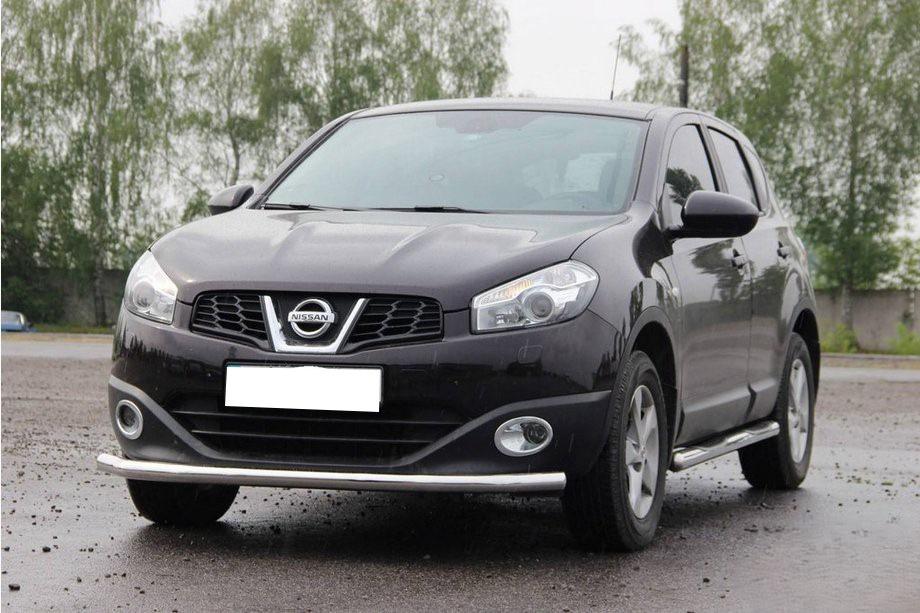 Nissan Qashqai 2010-2014 Barre Avant ST008 (Inox) 51 mm Photo 2