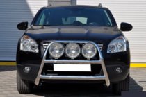 Nissan Qashqai 2010-2014 Pare-buffle WT018 (Inox) photo 1