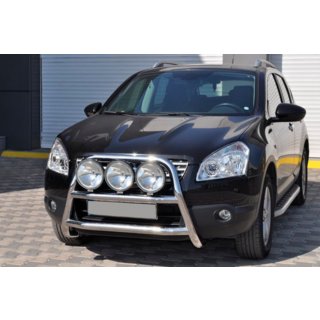 Pare-buffle WT018 (Inox) Nissan Qashqai 2010-2014 photo 3