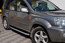 Nissan X-trail T30 2002-2007 Marchepieds latéraux Fullmond (2 pcs, aluminium) photo 4