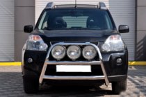 Nissan X-trail T31 2007-2014 Protection Avant WT018 (Inox) photo 1