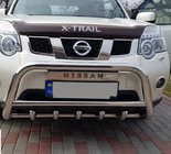 Nissan X-trail T31 2007-2014 Protection Avant WT003 (Inox) photo 10