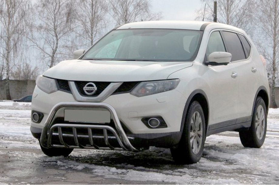 Nissan X-trail T32/Rogue 2014-2021 Pare-buffle WT002 (Inox) Image