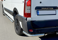 Renault Master 2011-2023 Barres Latérales BB002 (2 pcs, Inox) photo 8