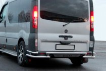 Opel Vivaro 2001–2015 Protection Arrière AK-Special (Inox) photo 1