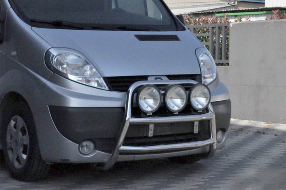 Renault Trafic 2001–2015 Pare-buffle WT018 (Inox) Image