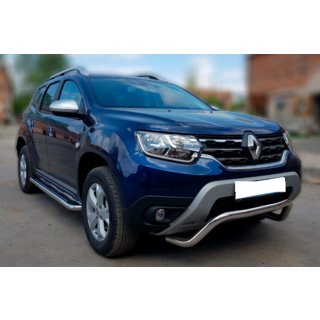 Pare-buffle ST011 (Inox) Renault Duster 2008–2017 photo 2