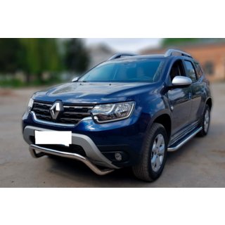 Pare-buffle ST011 (Inox) Renault Duster 2008–2017 photo 3