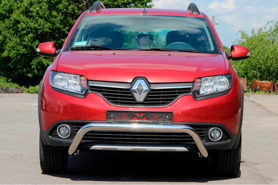 Renault Sandero 2013-2022 Arceau Avant WT007 (Inox) Image