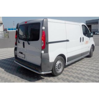 Protection arrière avec coins (inox) Renault Trafic 2001–2015 photo 1