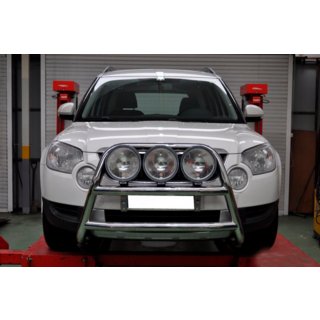 Pare-buffle WT018 (Inox) Skoda Yeti 2009-2017 photo 4