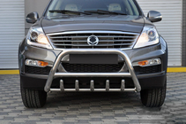 SsangYong Rexton I 2001-2017 Pare-buffle WT003 (Inox) photo 3