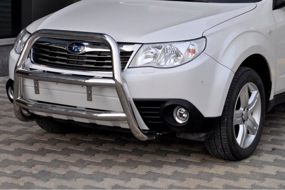 Subaru Forester 2008-2013 Pare-buffle WT018 (Inox) Photo 2