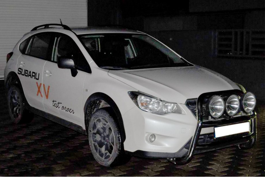 Subaru XV 2011-2017 Pare-buffle WT018 (Inox) Photo 2