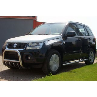 Pare-buffle QT006 (Inox) Suzuki Grand Vitara 2005-2017 photo 1
